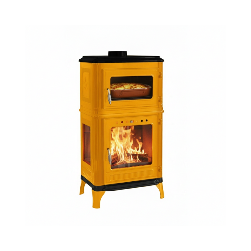 Poêle à bois avec four Fusio Pop - 7 Kw — vue 2
